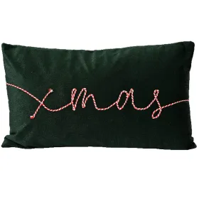 Weihnachtskissen xmas Dunkelgrün Rot & Weiß 50 x 30 cm - Polyester Weihnachtskissen xmas Dunkelgrün Rot & Weiß 50 x 30 cm - Polyester