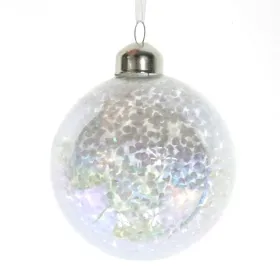 Kaemingk Weihnachtskugel Schneeflocken klein irisierend Ø 8 cm - Glas Kaemingk Weihnachtskugel Schneeflocken klein irisierend Ø 8 cm - Glas