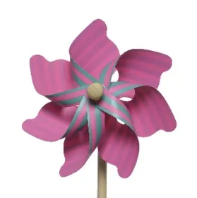Kaemingk Windrad Pink & Grün Ø 17 cm - Kunststoff Kaemingk Windrad Pink & Grün Ø 17 cm - Kunststoff