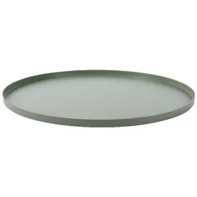 Tablett Grün matt Ø ca. 35 cm - Eisen