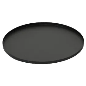Tablett Schwarz matt Ø ca. 35 cm - Eisen
