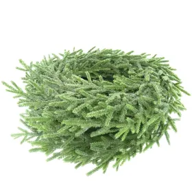 Kranz Frost Jutehaenger dia30cm grün