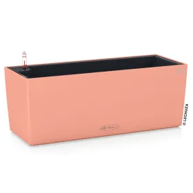 LECHUZA® Blumenkasten BALCONERA Color 50 Korallrot All-in-One & 2 Halter