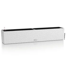 LECHUZA® Blumenkasten BALCONERA Cottage 100 Weiß All-in-One