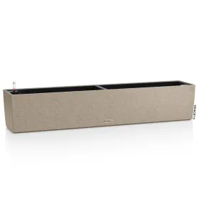 LECHUZA® Blumenkasten BALCONERA Stone 100 Sandbeige All-in-One