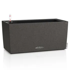 LECHUZA® Blumenkasten BALCONERA Stone 40 Graphitschwarz All-in-One