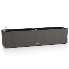LECHUZA® Blumenkasten BALCONERA Stone 80 Graphitschwarz All-in-One