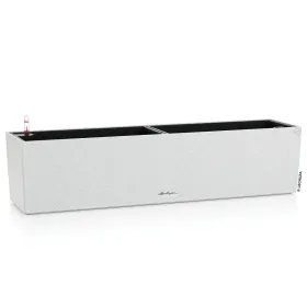 LECHUZA® Blumenkasten BALCONERA Stone 80 Quarzweiß All-in-One