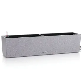 LECHUZA® Blumenkasten BALCONERA Stone 80 Steingrau All-in-One