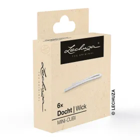 LECHUZA® Ersatzteil Docht für Pflanzeinsatz, MINI-CUBI (Inhalt: 6 Stück)