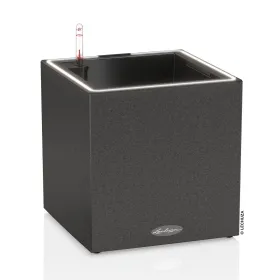 LECHUZA® Pflanzgefäß CANTO Stone 30 LED low, Graphitschwarz