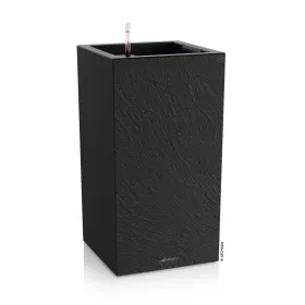 LECHUZA® Pflanzgefäße CANTO Slatestone 30 high Dunkelgrau All-in-One