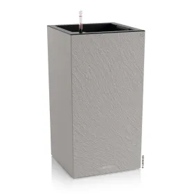 LECHUZA® Pflanzgefäße CANTO Slatestone 30 high Lichtgrau All-in-One