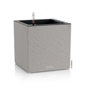 LECHUZA® Pflanzgefäße CANTO Slatestone 30 low Lichtgrau All-in-One