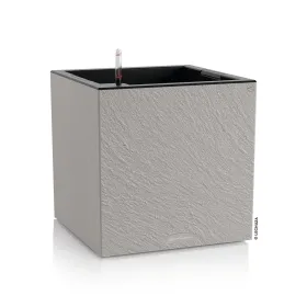 LECHUZA® Pflanzgefäße CANTO Slatestone 40 low Lichtgrau All-in-One LECHUZA® Pflanzgefäße CANTO Slatestone 40 low Lichtgrau All-in-One