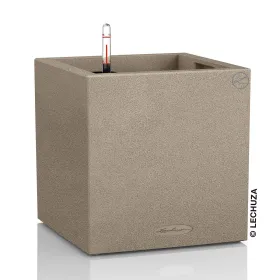 LECHUZA® Pflanzgefäße CANTO Stone 30 low Sandbeige All-in-One