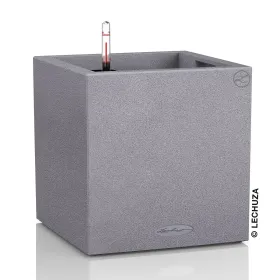 LECHUZA® Pflanzgefäße CANTO Stone 40 low Steingrau All-in-One