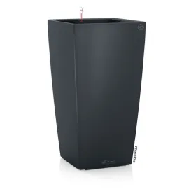 LECHUZA® Pflanzsäule CUBICO Color 22 Schiefergrau seidenmatt All-in-One