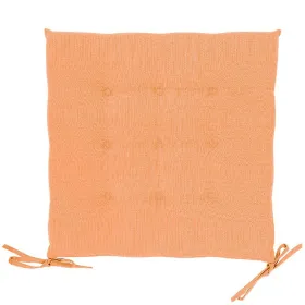 Lemetex UNIQUE Living® Deko-Kissen Chairpad Bliss outdoor 40 cm x 40 cm x 3 cm orange