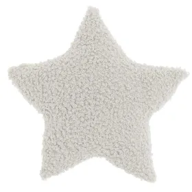 Lemetex UNIQUE Living® Deko-Kissen Curly Stern Dove weiß 40 x 40 cm - Polyester