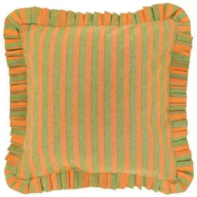 Lemetex UNIQUE Living® Deko-Kissen Ruth 45 cm x 45 cm apricot/nile green
