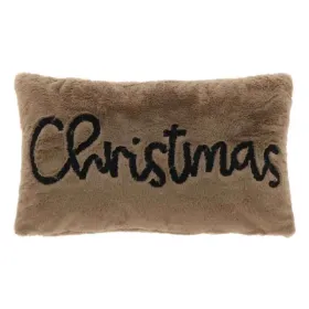 Lemetex UNIQUE Living® Kissen Christmas Taupe 30 x 50 cm - Polyester