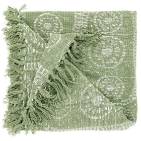 Lemetex UNIQUE Living® Kuscheldecke Bruni tea green 125 x 150 cm -- Cotton