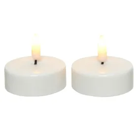 Lumineo Batterie LED Teelicht groß weiß - Ø 6.00 cm, Höhe 5,50 cm Lumineo Batterie LED Teelicht groß weiß - Ø 6.00 cm, Höhe 5,50 cm