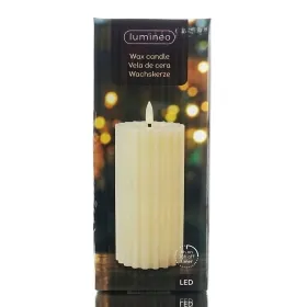 Lumineo LED Wachskerze Cream cremeweiß Ø 7 cm Höhe 17,3 cm warmweiß Indoor Lumineo LED Wachskerze Cream cremeweiß Ø 7 cm Höhe 17,3 cm warmweiß Indoor