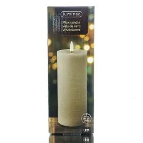 Lumineo LED Wachskerze Light Grey hellgrau Ø 7 cm Höhe 19 cm warmweiß Indoor Lumineo LED Wachskerze Light Grey hellgrau Ø 7 cm Höhe 19 cm warmweiß Indoor