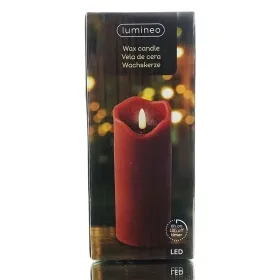 Lumineo LED Wachskerze Ox Blood dunkelrot Ø 7 cm Höhe 17 cm warmweiß Indoor Lumineo LED Wachskerze Ox Blood dunkelrot Ø 7 cm Höhe 17 cm warmweiß Indoor