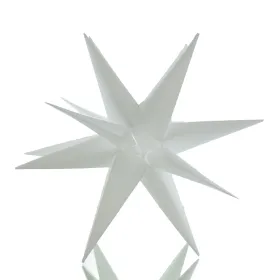 Lumineo Weihnachtsstern Weiß Ø 30 cm 2 LED Kunststoff - warmweiß Lumineo Weihnachtsstern Weiß Ø 30 cm 2 LED Kunststoff - warmweiß