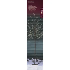 Lumineo Micro LED-Baum PVC/schwarz warmweiß Outdoor Ø 70 cm Höhe 180 cm
