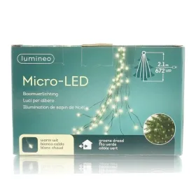 Lumineo Micro LED Baumbeleuchtung aus 210 cm 672 Lichter warmweiß Lumineo Micro LED Baumbeleuchtung aus 210 cm 672 Lichter warmweiß