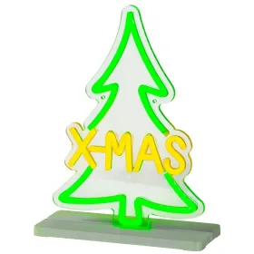 Lumineo Neon LED Szene Tannenbaum X-MAS Kunststoff - bunt