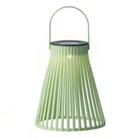 Lumineo Solar LED Lampe Grün pastell Ø 14,5 cm Höhe 18,5 cm - Kunststoff