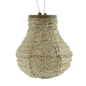 LUMIZ Lampion Solarlampe Bulb 16 Occult Gold goldfarben Ø 16 cm - Tyvek®