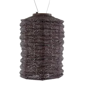 LUMIZ Lampion Solarlampe Cylinder 18 Folia Plum purpurrot Ø 18 cm - Tyvek®