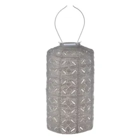 LUMIZ Lampion Solarlampe Cylinder 18 Mandela Light Taupe Ø 18 cm - Tyvek®