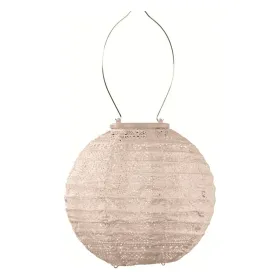 LUMIZ Lampion Solarlampe Tulip 20 Lace Soft Blush Ø 20 cm - Tyvek®