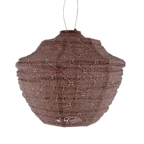 LUMIZ Lampion Solarlampe Crown 40 Bazaar Copper kupferfarben Ø 40 cm - Tyvek®