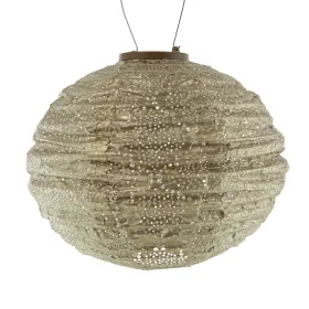 LUMIZ Lampion Solarlampe Round 30 Bazaar Gold goldfarben Ø 30 cm - Tyvek®