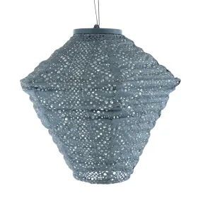 LUMIZ Lampion Solarlampe Diamant 28 Lace Grey Blue graublau Ø 28 cm - Tyvek®