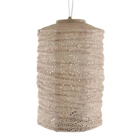 LUMIZ Lampion Solarlampe Cylinder 18 Paisley Pink lachsrosa Ø 18 cm - Tyvek®