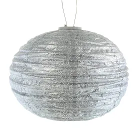 LUMIZ Lampion Solarlampe Round 40 Tigres Silver silberfarben Ø 40 cm - Tyvek®