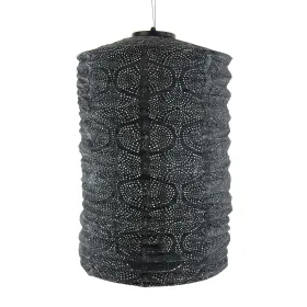 LUMIZ Lampion Solarlampe Cylinder 28 Tigres Black schwarz Ø 28 cm - Tyvek®