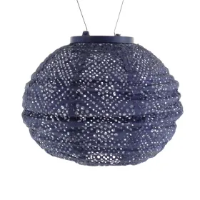 LUMIZ Lampion Solarlampe Round 20 Topaze Future Dusk blau-violett Ø 20 cm - Tyvek®