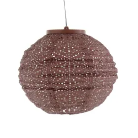 LUMIZ Lampion Solarlampe Round 20 Sashiko Copper kupferfarben Ø 20 cm - Tyvek®
