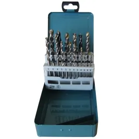 Makita® Zubehör Bohrer-Set für Metall Holz & Stein 3 - 10 mm 18-teilig - D-46202 Makita® Zubehör Bohrer-Set für Metall Holz & Stein 3 - 10 mm 18-teilig - D-46202