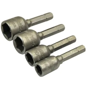 Makita® Zubehör Steckschlüssel magnetisch SW 8/10/12/13 1/4 50 mm B-57554 - 4er Set Makita® Zubehör Steckschlüssel magnetisch SW 8/10/12/13 1/4 50 mm B-57554 - 4er Set